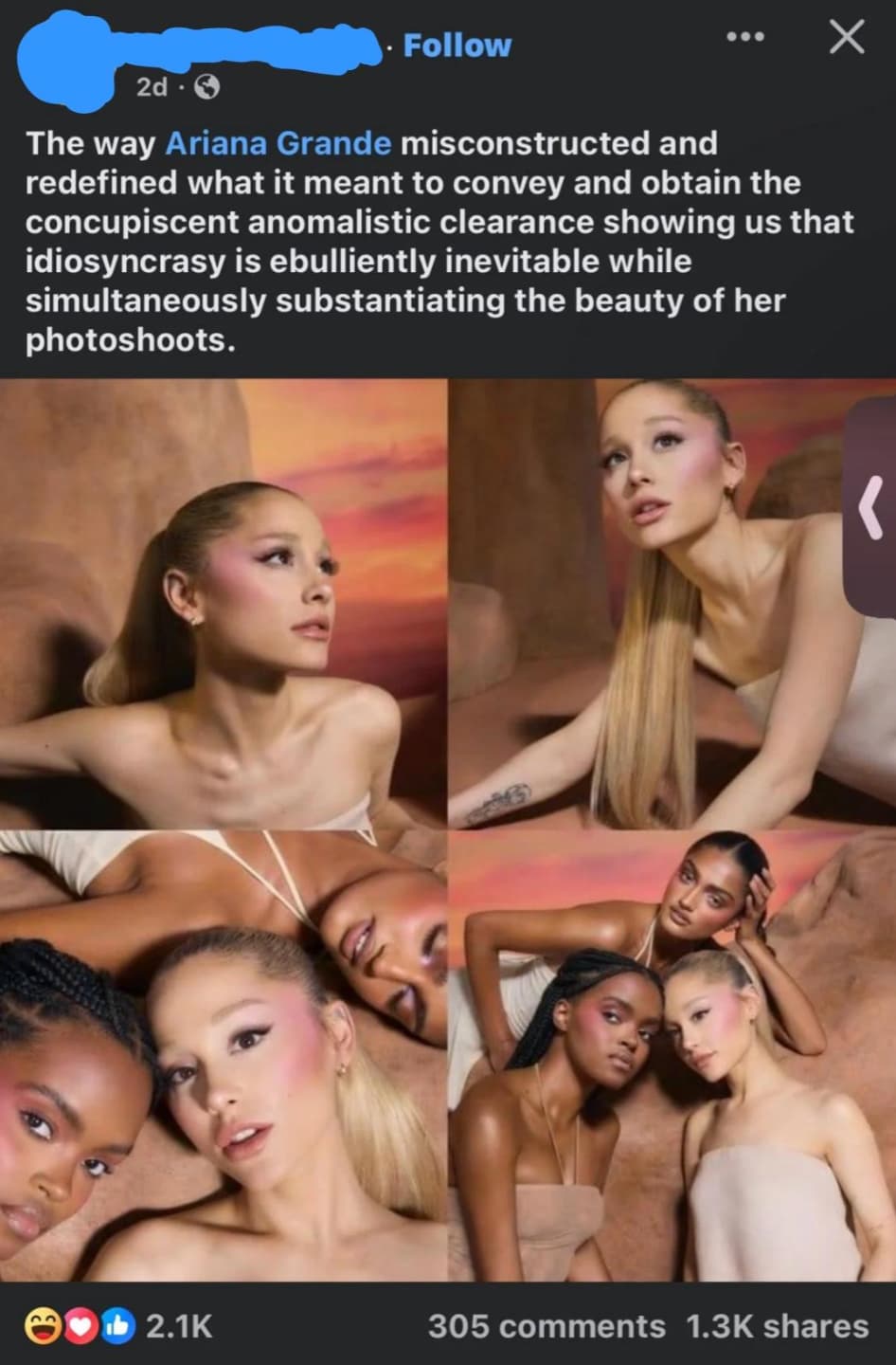 girl - 2d The way Ariana Grande misconstructed and redefined what it meant to convey and obtain the concupiscent anomalistic clearance showing us that idiosyncrasy is ebulliently inevitable while simultaneously substantiating the beauty of her photoshoots